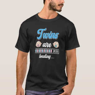 Zwillinge von Zwillingen, die erwartungsvolle jung T-Shirt