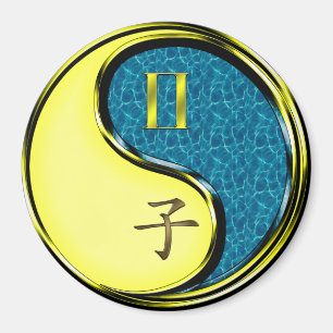 Zwillinge & Wasser-Ratte Magnet