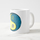 Zwillinge & Wasserbüffel Jumbo-Tasse (Vorderseite Rechts)