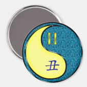 Zwillinge & Wasserbüffel Magnet (Vorderseite/Rückseite)
