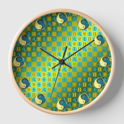 Zwillinge & Wasserhund Uhr (Vorderseite)