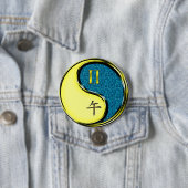 Zwillinge & Wasserpferd Button (Beispiel)