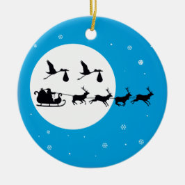 ZWILLINGE Weihnachtsschwangerschafts-Verzierung, Keramikornament