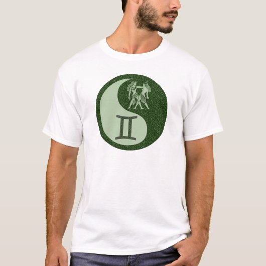 Zwillinge Yin Yang T-Shirt (Vorderseite)