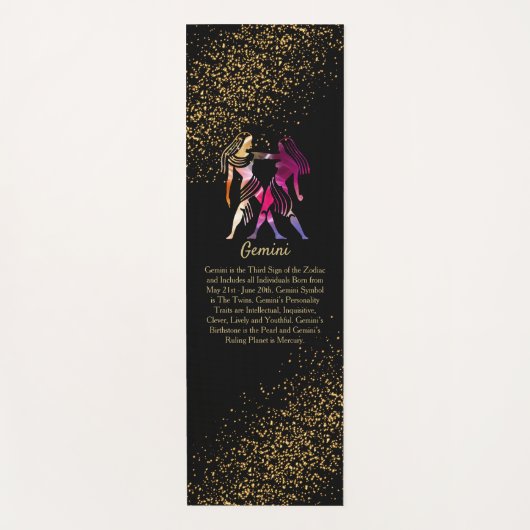 Zwillinge Yogamatte (Vorderseite)