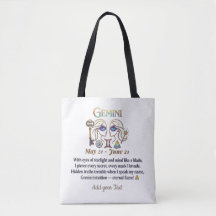 Zwillinge-Zodiac-Kunst-Geburtstagsgeschenk
