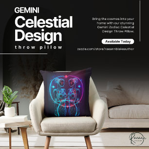 Zwillinge Zodiac Sternen Design Wurfkissen Kissen