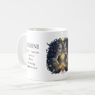Zwillinge Zodiac Sternenkunst & individuelle Eigen Kaffeetasse