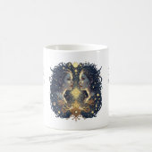 Zwillinge Zodiac Sternenkunst & individuelle Eigen Kaffeetasse (Mittel)