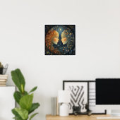 Zwillinge Zodiac Sternzeichen Astrologie Himmlisch Poster (Heimbüro)