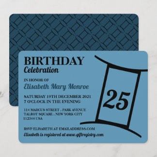 Zwillinge, Zodiac-Sternzeichen, Geburtstag Einladung