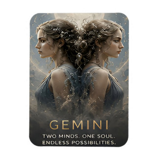 Zwillinge Zodiac Zwillinge Himmels Astrologie Symb Magnet
