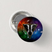 Zwillinge Zodiakus Abzeichen Astrologie Geschenk Button (Vorne & Hinten)