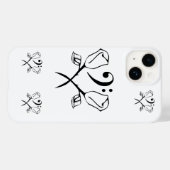 ZwillingRose über Bass Clef Case-Mate iPhone Hülle (Rückseite (Horizontal))
