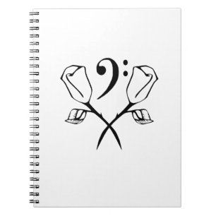ZwillingRose über Bass Clef Notizblock