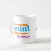 Zwillings-Aqua Kaffeetasse (Vorderseite Links)