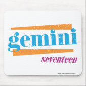 Zwillings-Aqua Mousepad (Vorne)