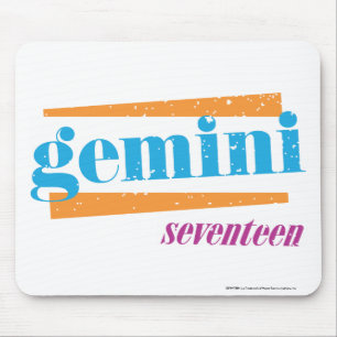 Zwillings-Aqua Mousepad