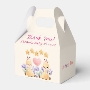 Zwillings-Baby-Party Süße Giraffen-Baby-Party Geschenkschachtel