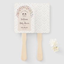 Zwillings-Babyshower Whimsical Pastell Floral LPM2