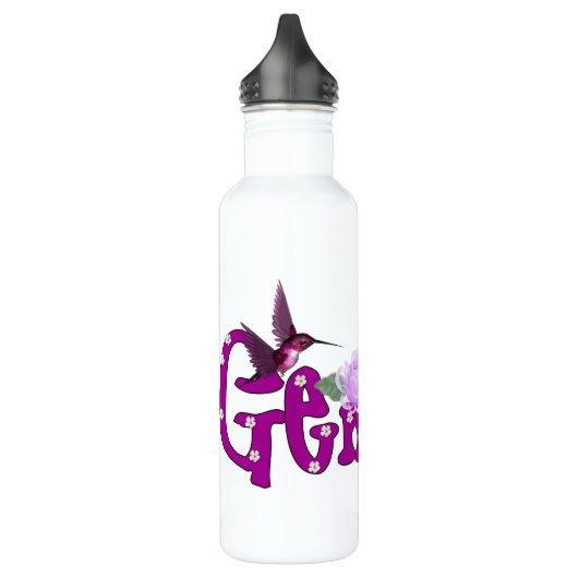 Zwillings-Blumen Trinkflasche (Links)