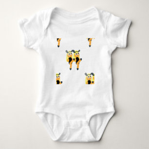 Zwillings-Emoji Baby Strampler