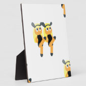 Zwillings-Emoji Fotoplatte (Seite)