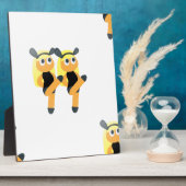 Zwillings-Emoji Fotoplatte (Seite)