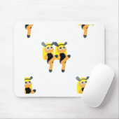 Zwillings-Emoji Mousepad (Mit Mouse)