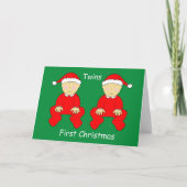 Zwillings-erstes Weihnachten (Vorderseite)