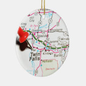 Zwillings-Fälle, Idaho Keramikornament (Rechts)