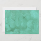 Zwillings-Flamingo-Kaktus-Babyparty-Einladung Einladung (Rückseite)