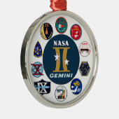 Zwillings-Gedenklogo Ornament Aus Metall (Rechts)