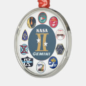 Zwillings-Gedenklogo Ornament Aus Metall (Links)