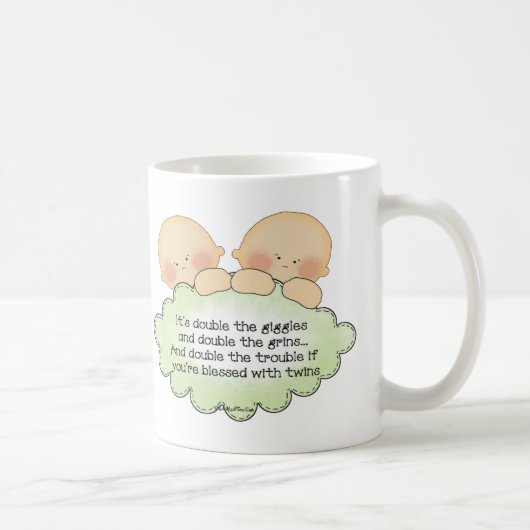 Zwillings-Gekicher Kaffeetasse (Rechts)