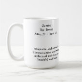 Zwillings-GetränkeTasse Kaffeetasse (Links)