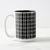 Zwillings-Kaffee-Tasse Zweifarbige Tasse (Links)