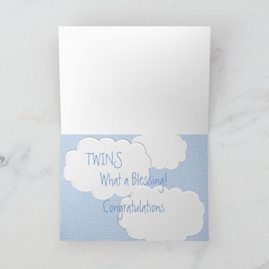 Zwillings-Karte Karte (Innenseite)