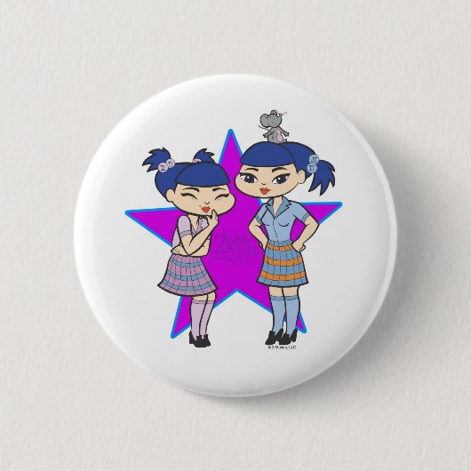 Zwillings-Knopf Button (Vorderseite)