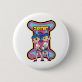 Zwillings-Knopf Button (Vorderseite)