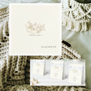 Zwillings-Kürbis-Creme-Baby-Party Geschenkschachtel