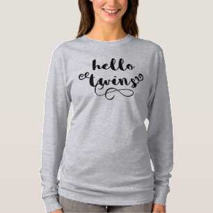 Zwillings-Mutterschafts-T - Shirt