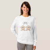 Zwillings-Mutterschafts-T - Shirt (Vorne ganz)
