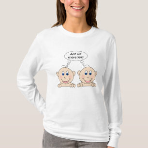 Zwillings-Mutterschafts-T - Shirt