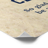 Zwillings- oder Geschwister-Baseball-Doppelgeburts Poster (Ecke)