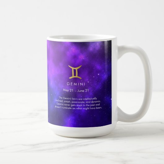 Zwillings-personalisierte Kaffee-Tasse Kaffeetasse (Rechts)