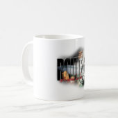 Zwillings-Riese - Weg 66 Kaffeetasse (Vorderseite Links)