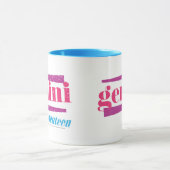 Zwillings-Rosa Tasse (Zentrum)