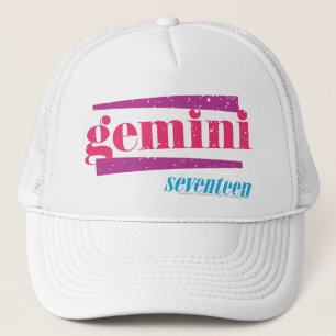 Zwillings-Rosa Truckerkappe