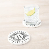 Zwillings-Sandstein-Untersetzer Untersetzer (Seite)